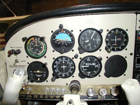 KNR pilot instrument panel for pre1969 Mooneys